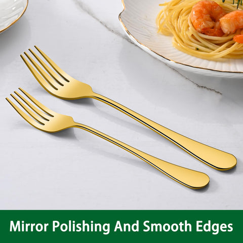 Dehov 8-inch dinner fork-length for comfortable handling