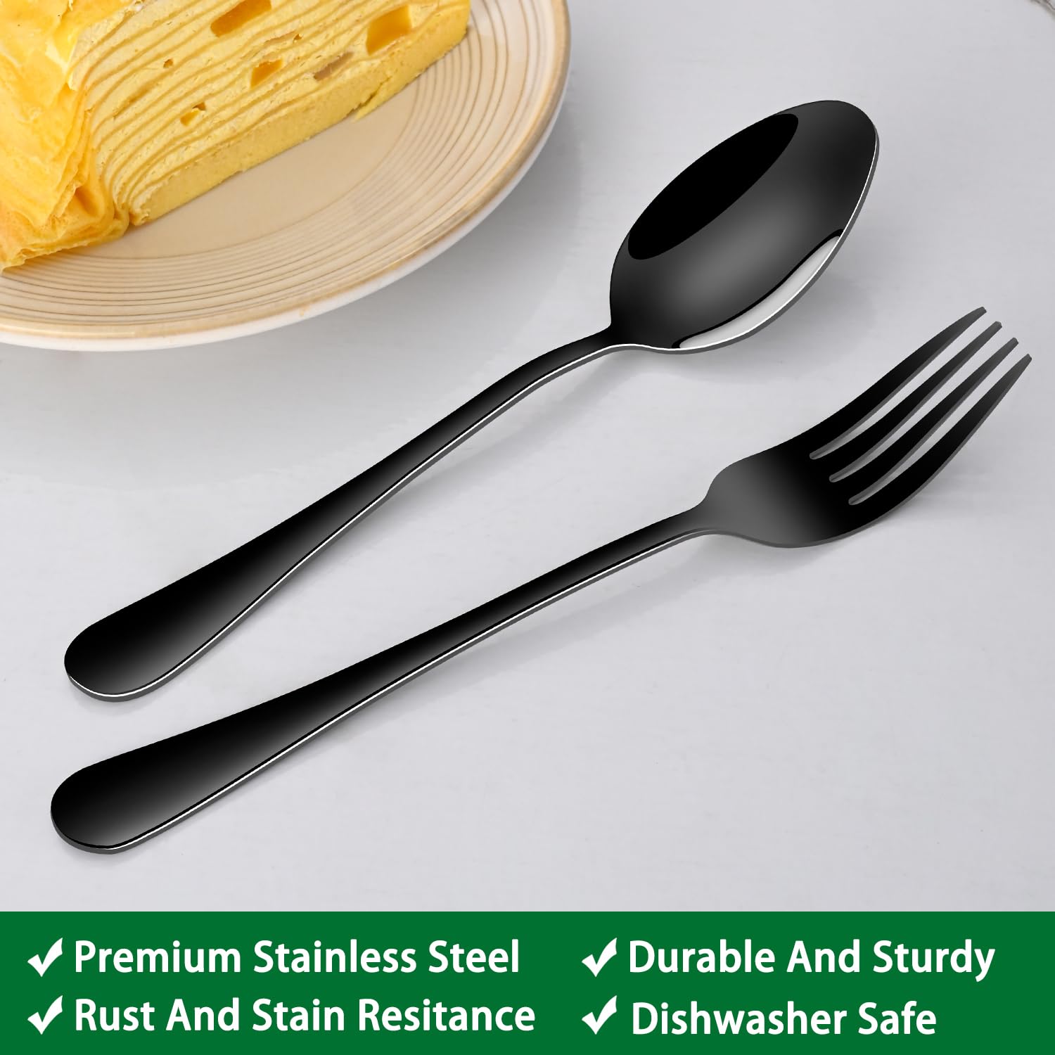 Dehov black-coated titanium PVD spoon highlights durability and corrosion resistance on daily use.