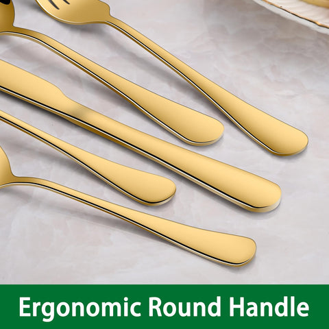 Dehov elegant round handle design elevates casual and formal dining