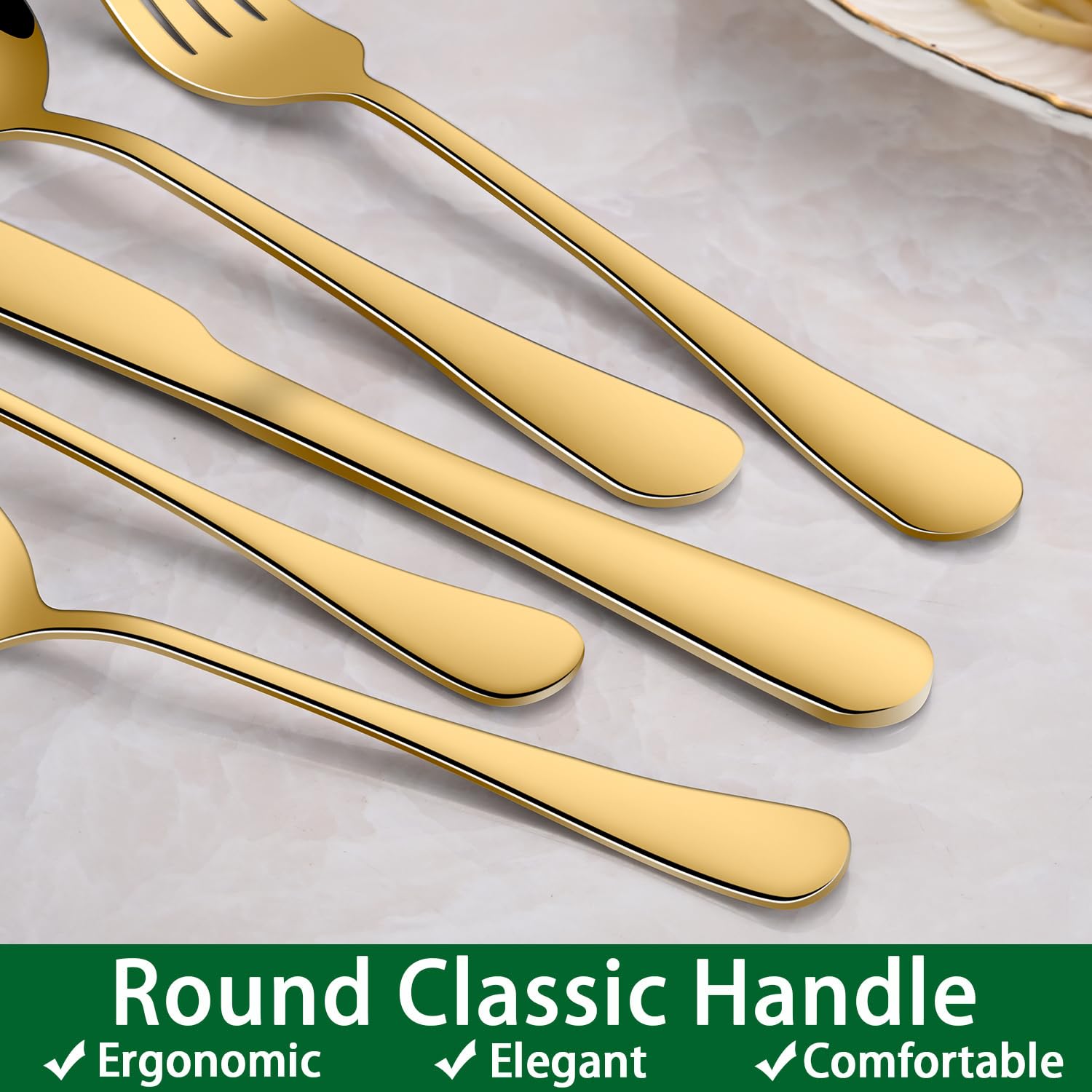 Dehov gold coating with PVD titanium for durable, safe shine.