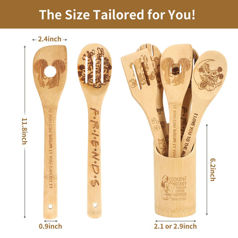 Deikoliuna slotted turner and spoon ready for versatile kitchen tasks.