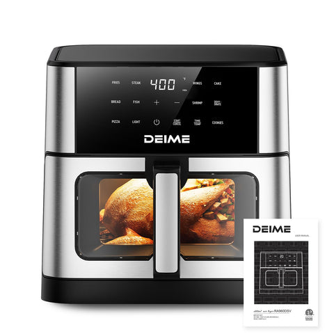 DEIME Air Fryer dorm-friendly design fits small kitchens and gifting.