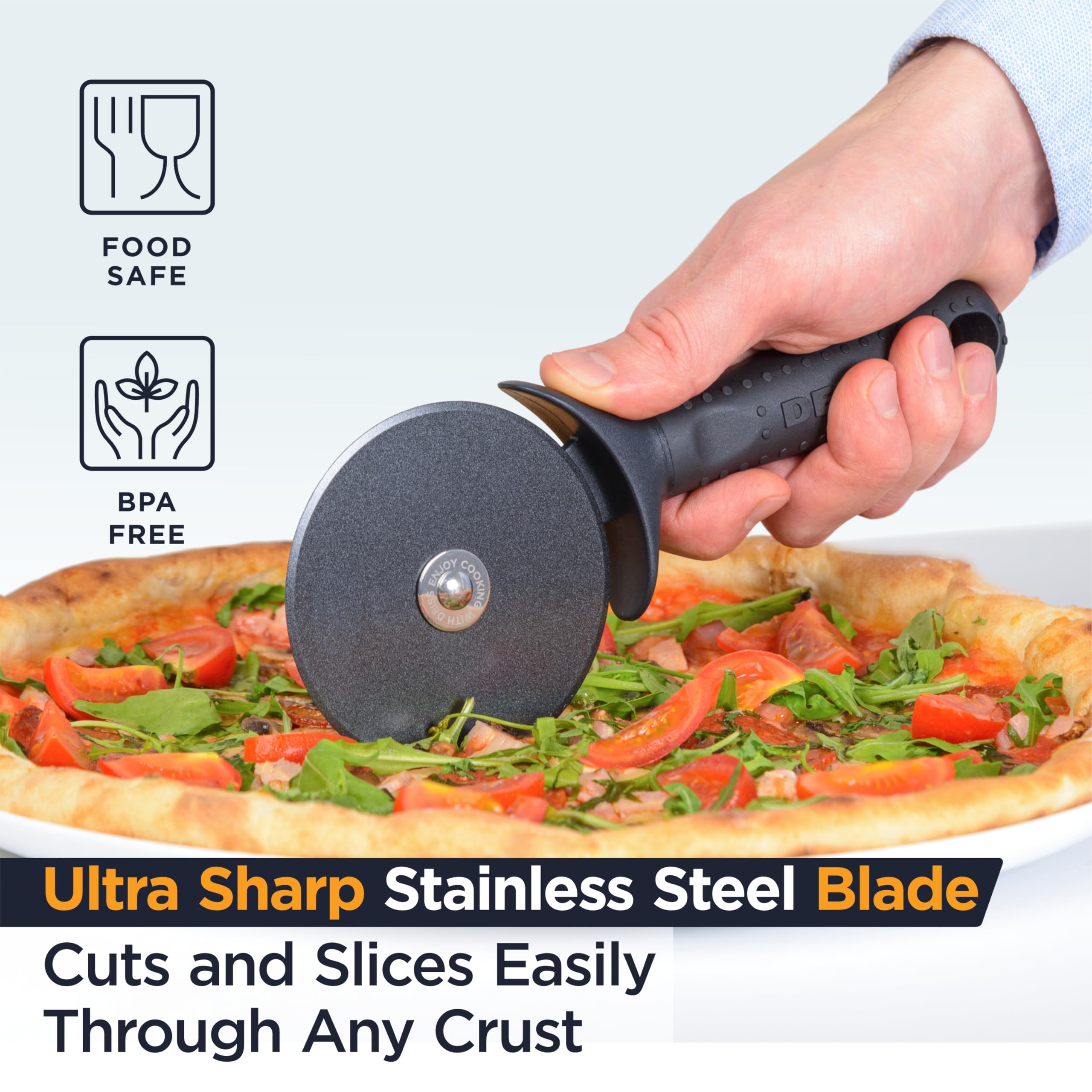 Deiss Lux dishwasher-safe design makes cleanup quick and easy.