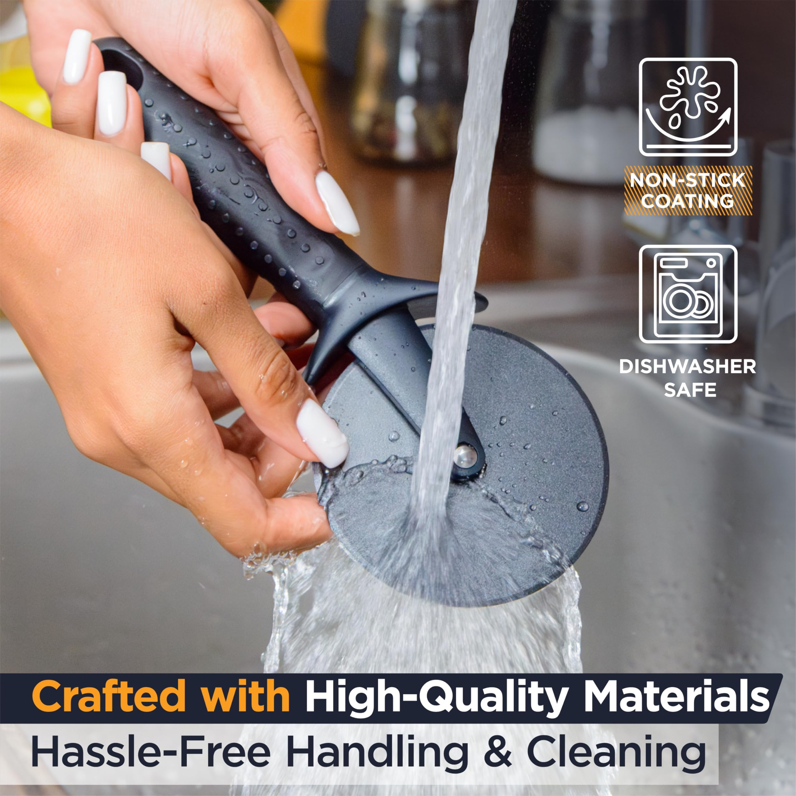 Deiss Lux multipurpose cutting tool handles dough, herbs, quesadillas, and more.
