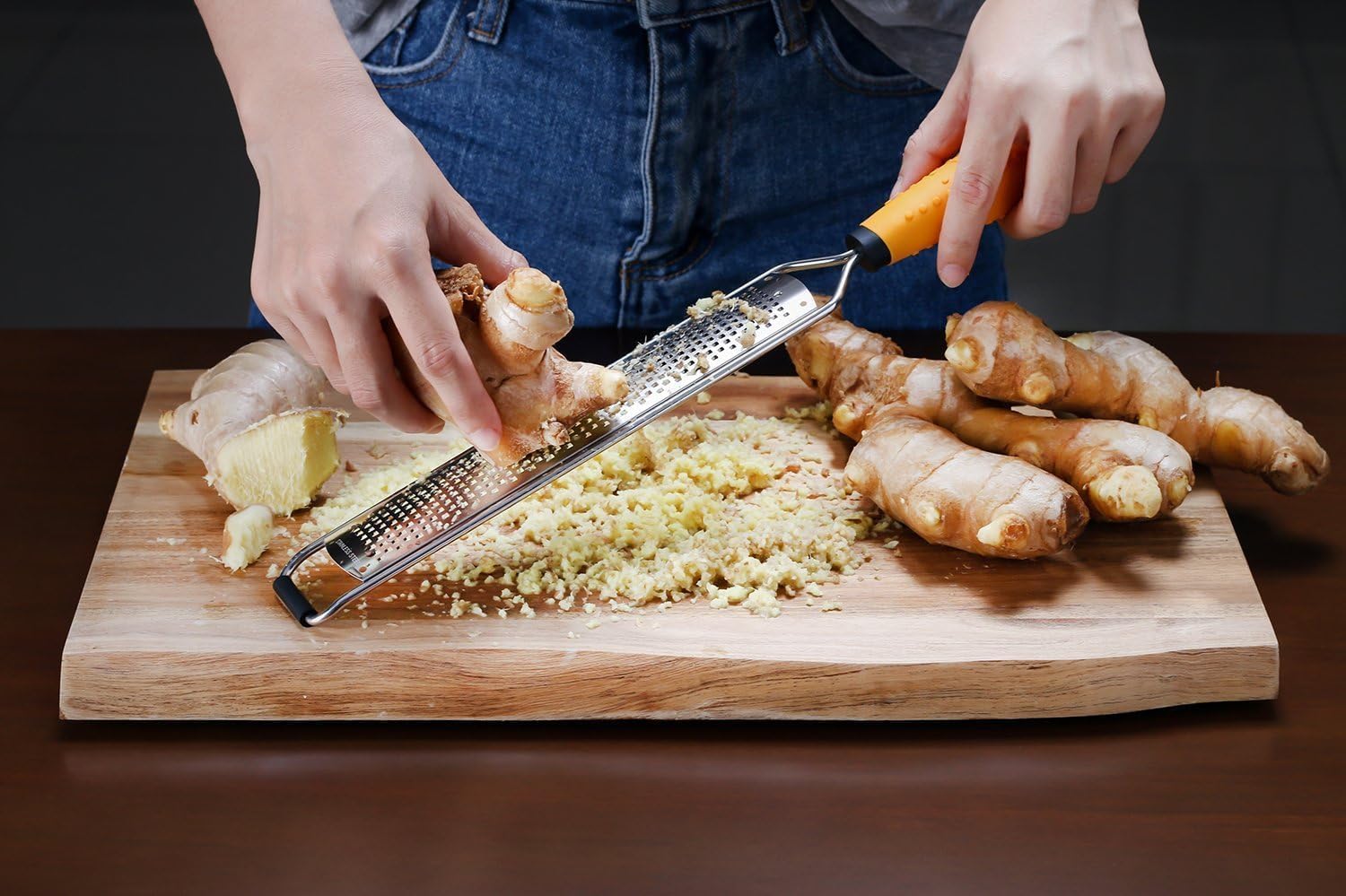 Deiss PRO compact kitchen tool replacing bulky graters in a drawer.