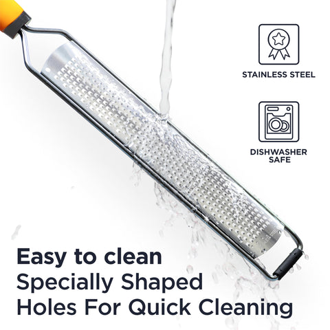 Deiss PRO durable stainless steel teeth resist rust for long-lasting use.