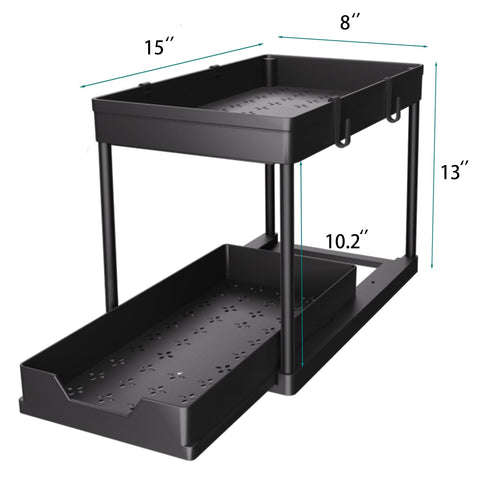 DEKAVA bottom-drawer design stores tall items up to 10.3 inches