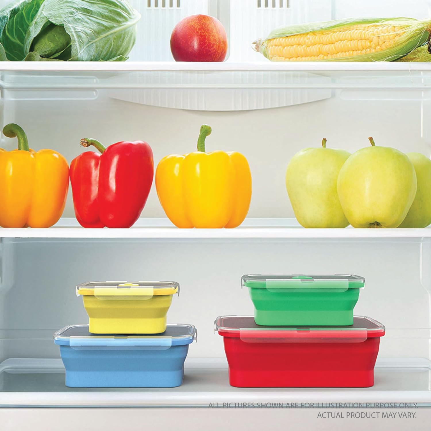 Deke Home travel-friendly collapsible containers fit in backpacks and lunch bags