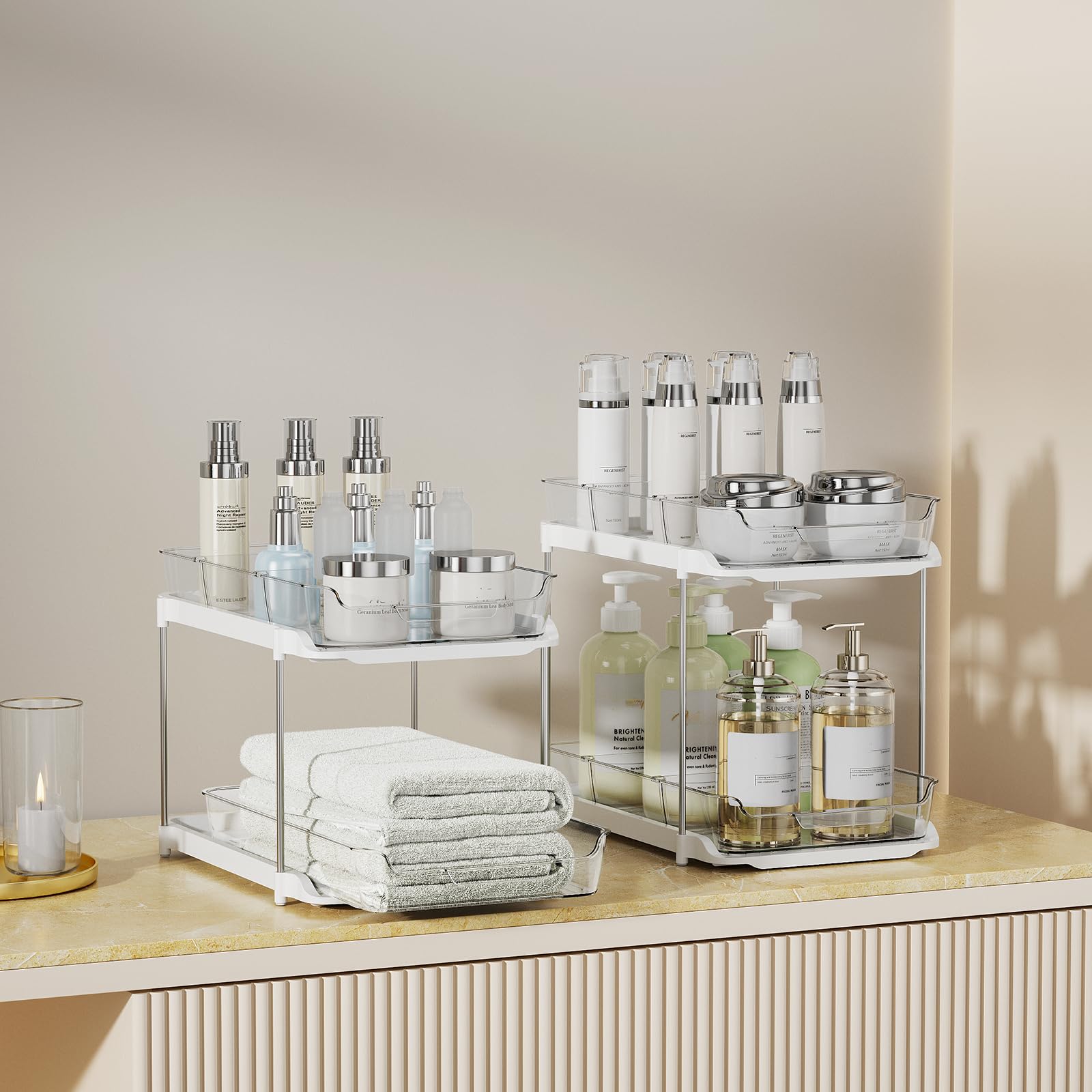 Delamu four-pack with tool-free assembly for quick setup