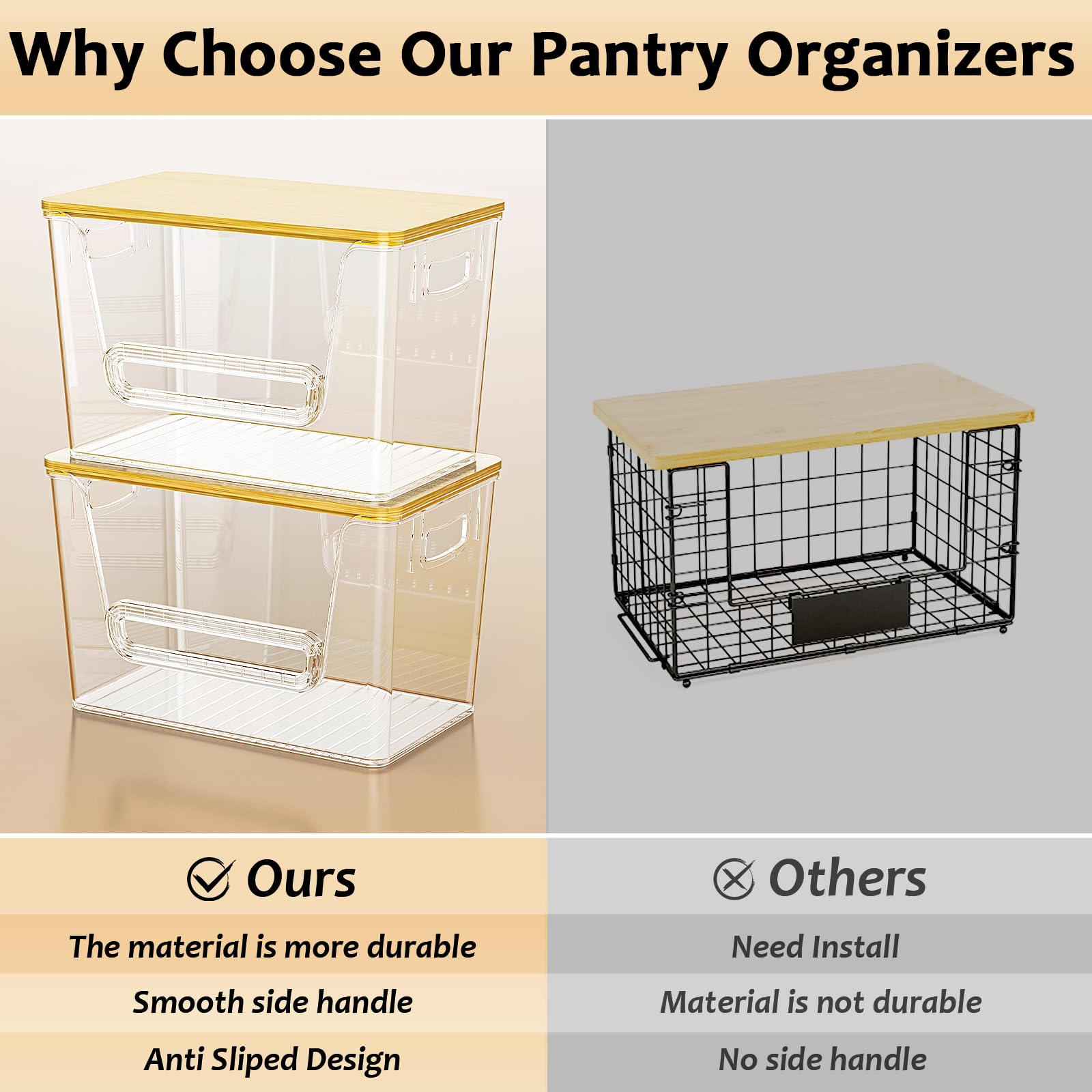 Delamu front guard plate for potatoes and onions to prevent spills