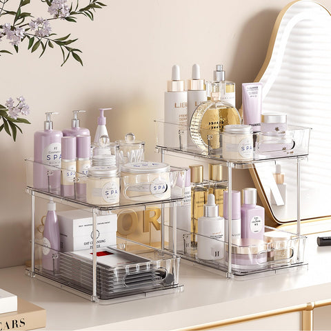 Delamu clear organizers make a practical home gift idea