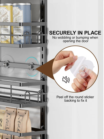 Delamu no-tools installation ensures quick setup on standard doors.