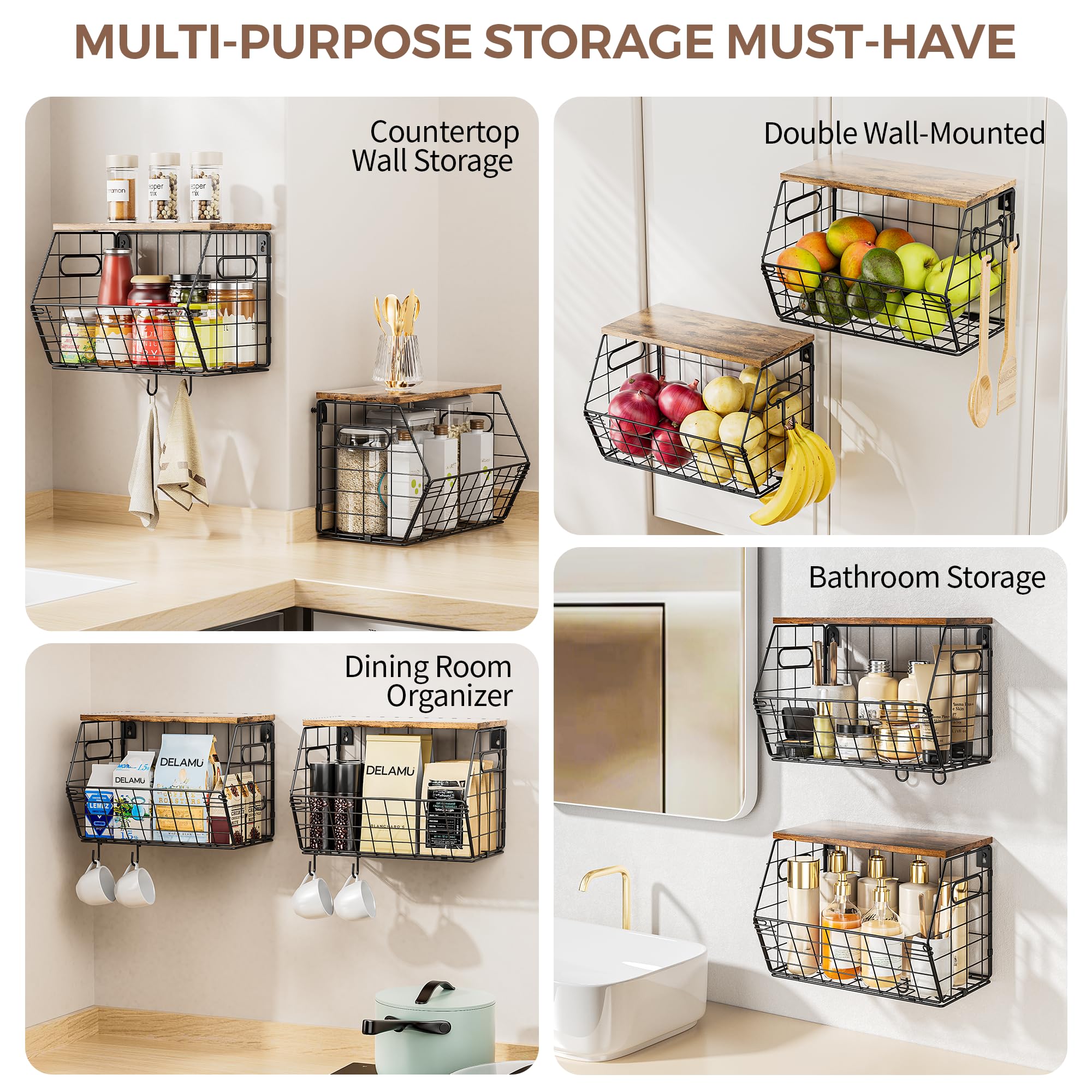 Lid used as flat surface stores foil and cookbooks for extra shelf space.