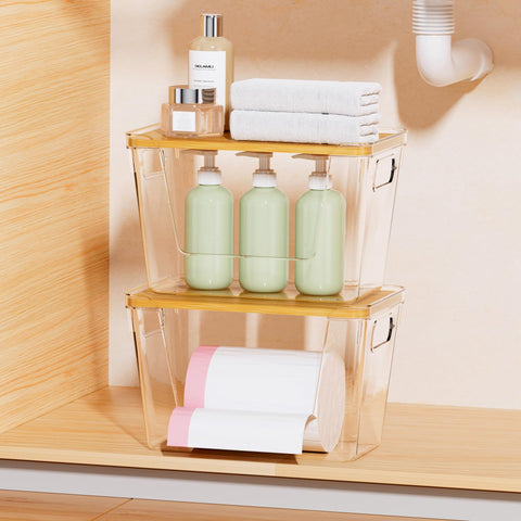 Delamu clear acrylic body offers visibility to monitor bag supply.