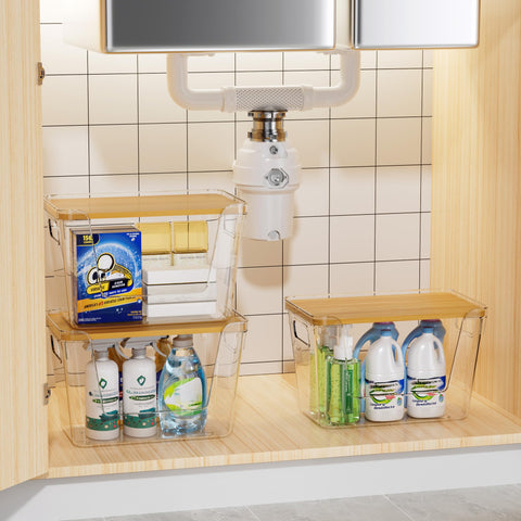 Delamu in-cabinet pantry use supports space-saving organization.