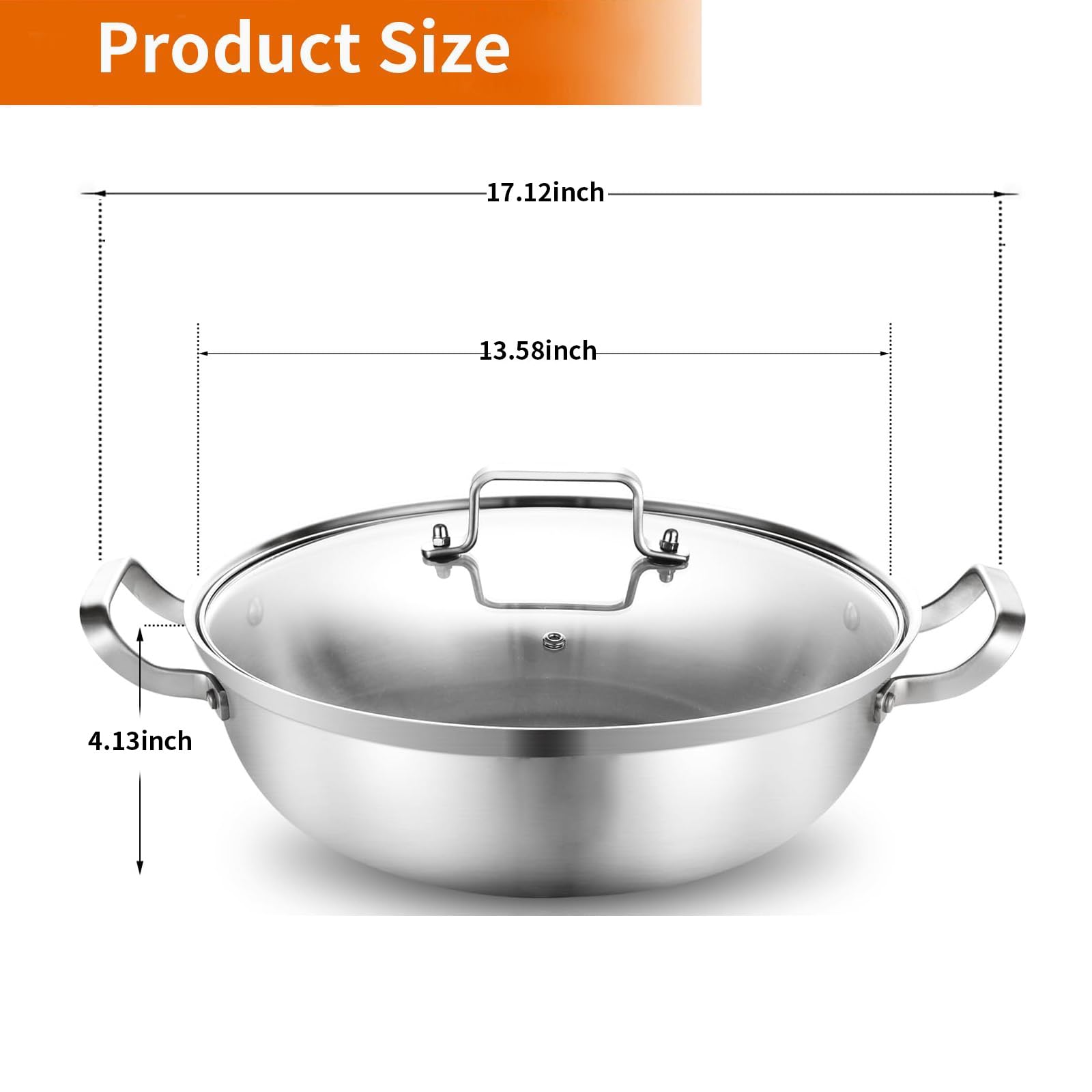 DELARLO sturdy comfort handles highlight durability and easy handling