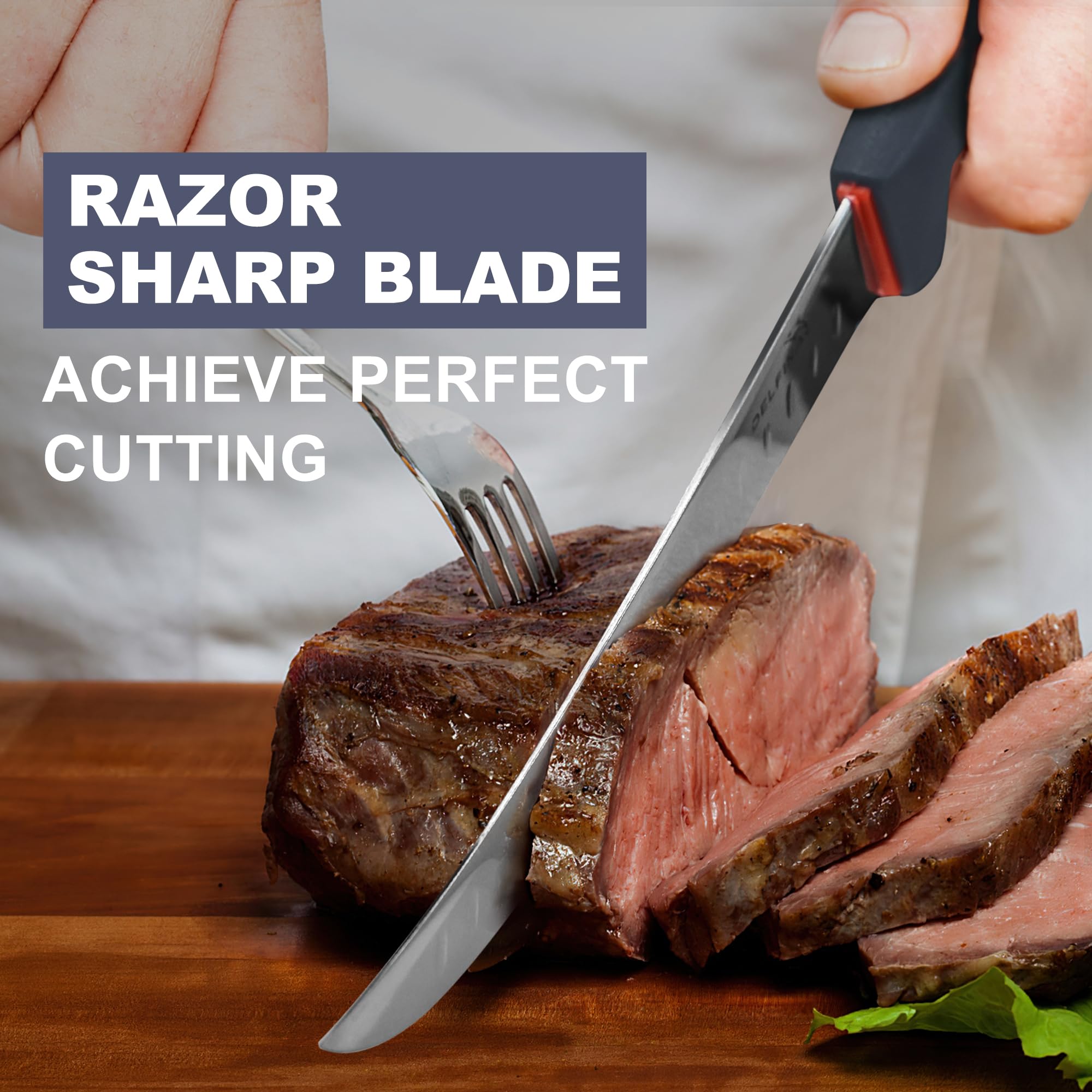 DELFINA breaking knife high-carbon stainless steel resists corrosion for lasting kitchen performance