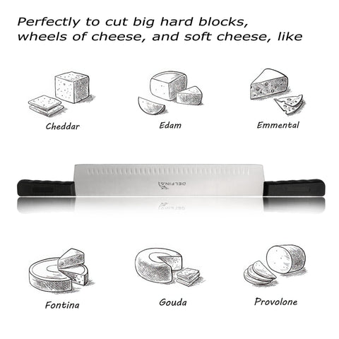 DELFINA double-handle design provides leverage for easy, controlled cuts