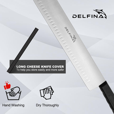 DELFINA blade protector included for safe storage and transport