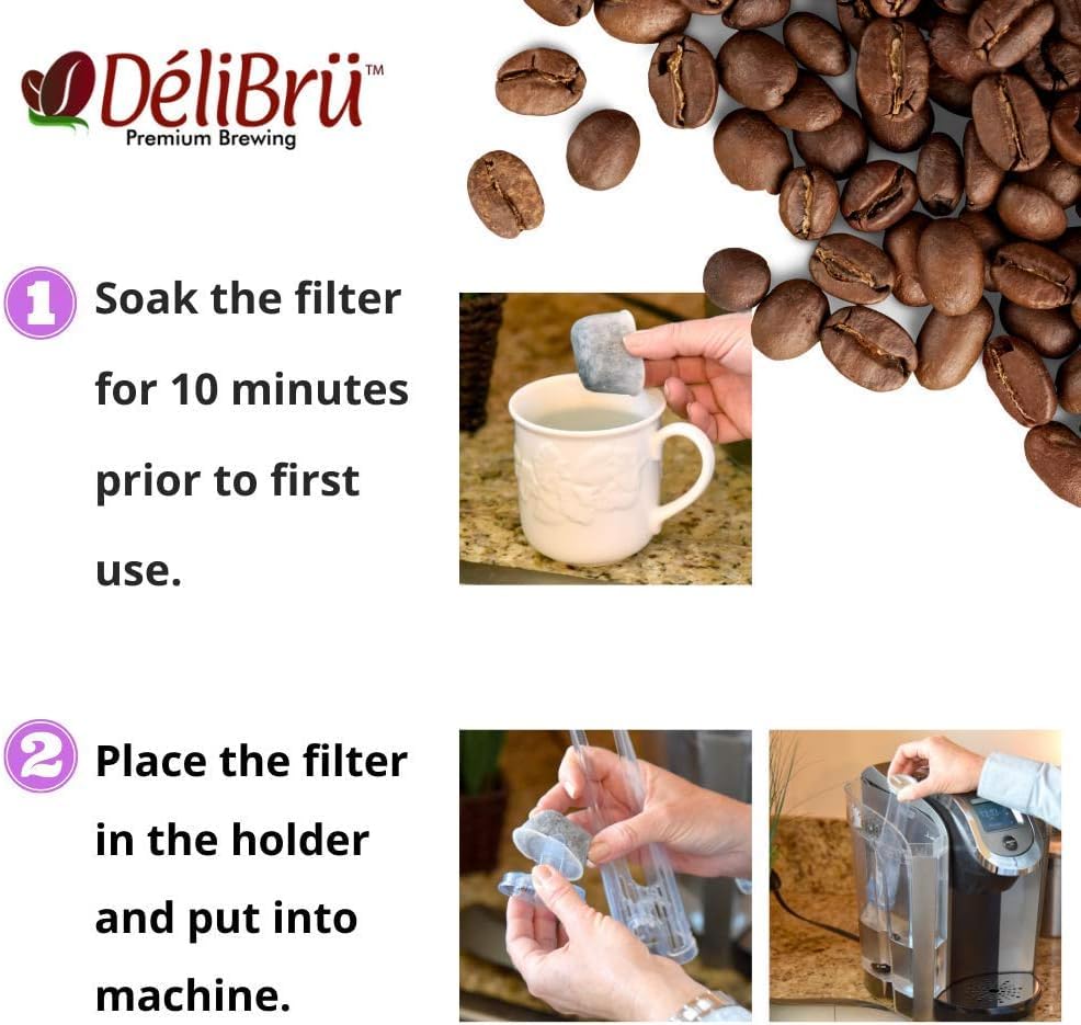 Delibru long-lasting-filter shot conveys months of use between replacements