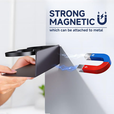 DELITON magnetic cup holder fitting Stanley and other tumbler brands for organized storage