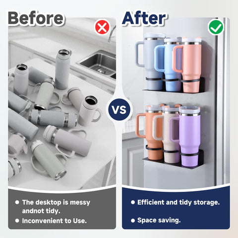 DELITON universal compatibility demo with Stanley and other tumbler brands