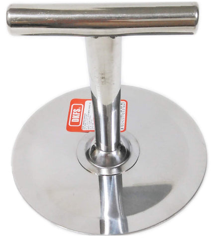 Delki hotteok press handle in stainless steel, ergonomic grip for even pressing