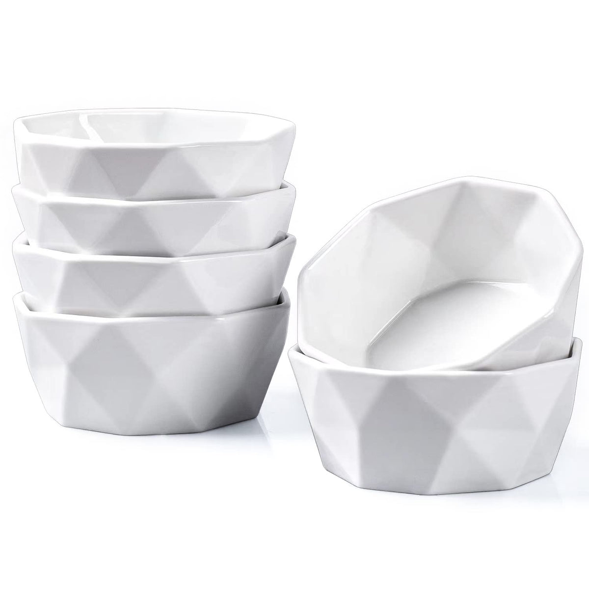 DELLING 8oz porcelain creme brulee ramekin for even heating and refined presentation