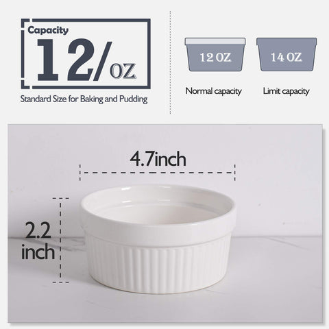 DELLING ramekins stackable design showcases elegant contours and space savings.