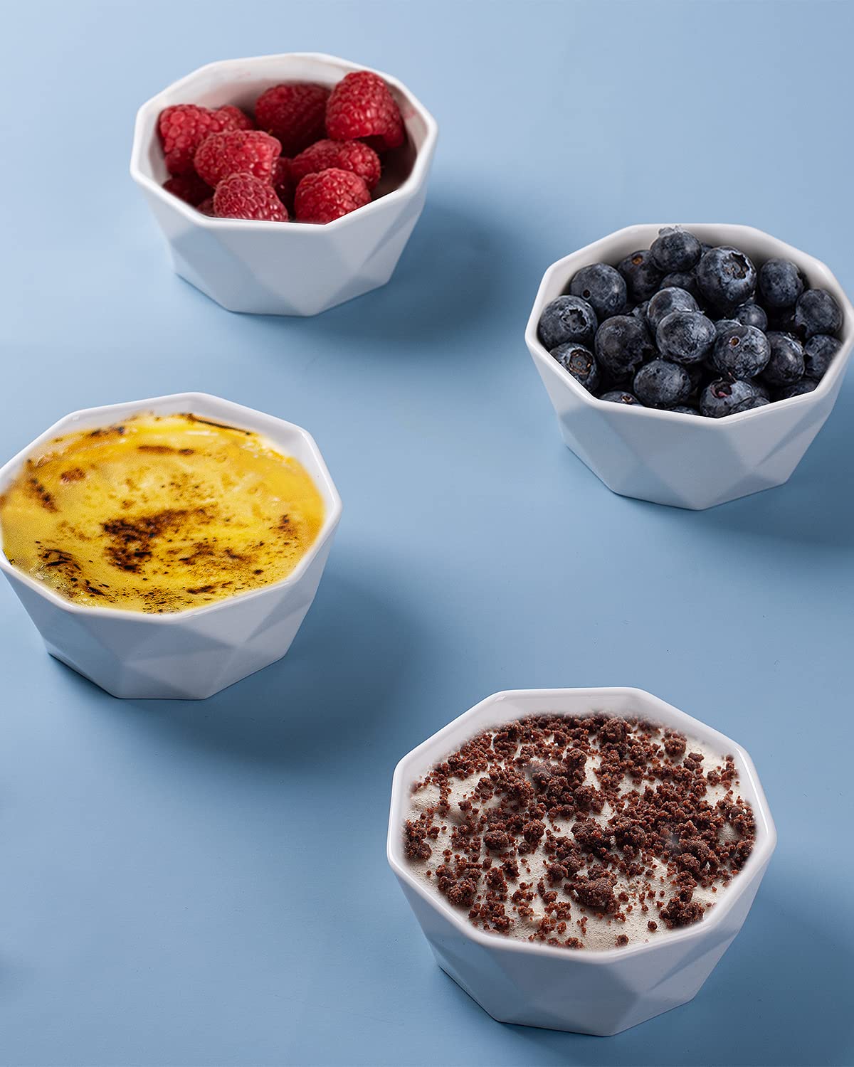 DELLING creme brulee ramekin showcases desserts with clean lines and modern flair