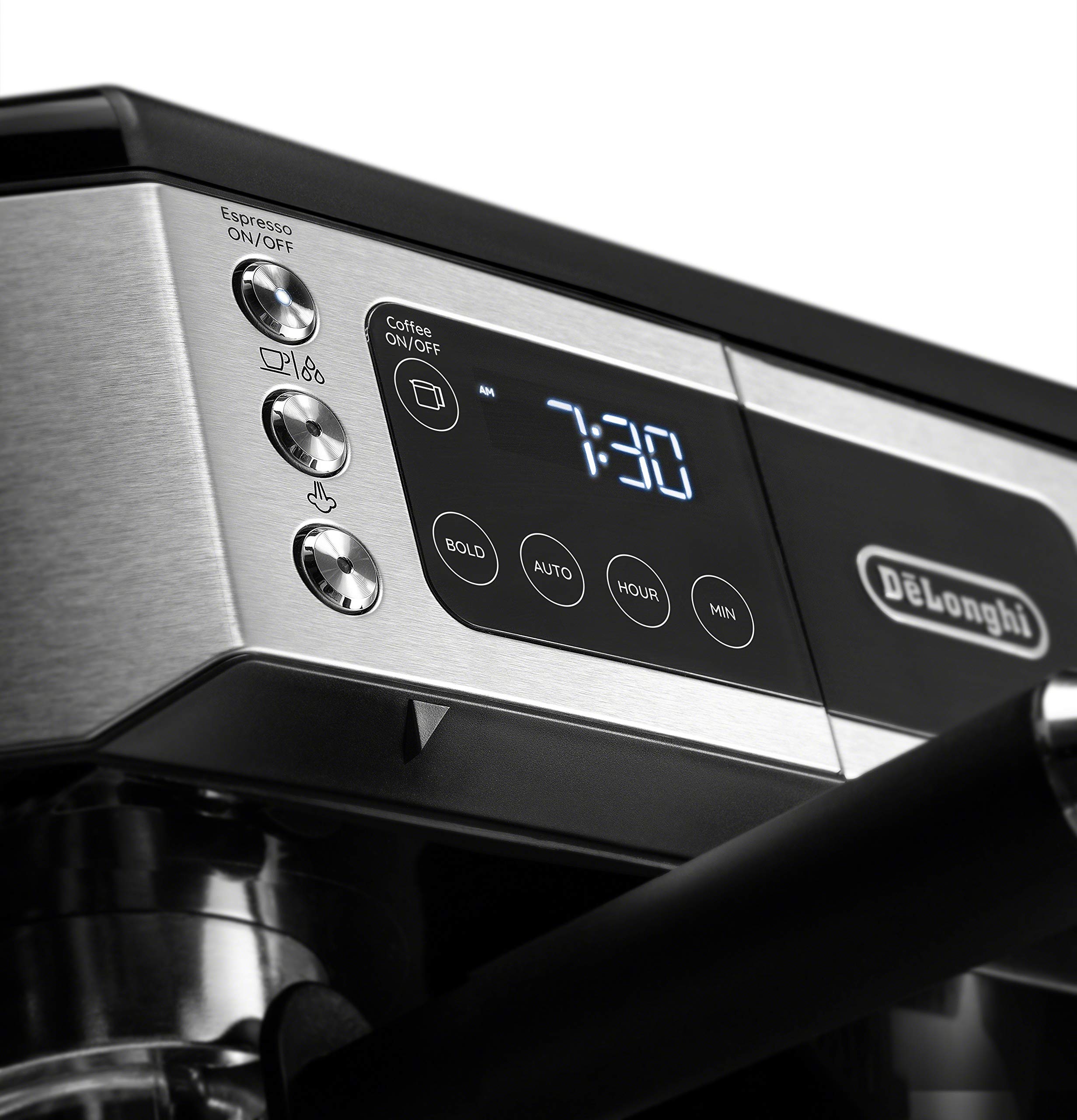 De'Longhi COM532M digital touchscreen for easy, intuitive operation.