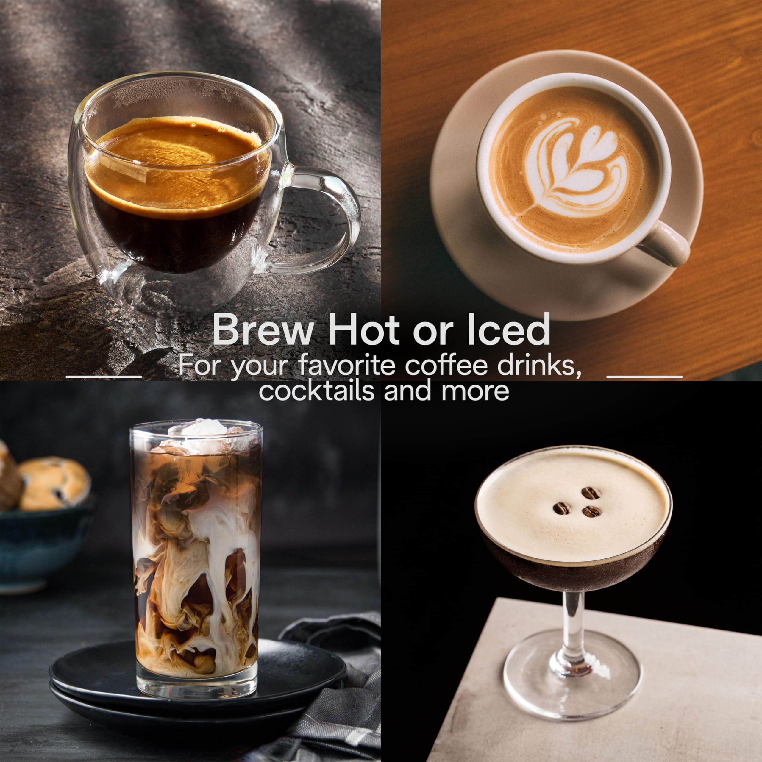 De'Longhi Dedica Duo steam wand creates silky latte art textures.