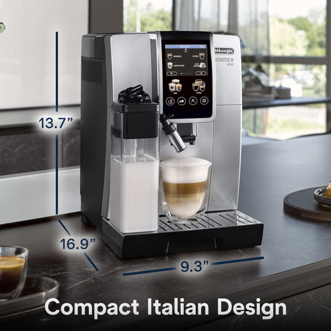 Delonghi Dinamica Plus four user profiles tailor drinks for family or guests.