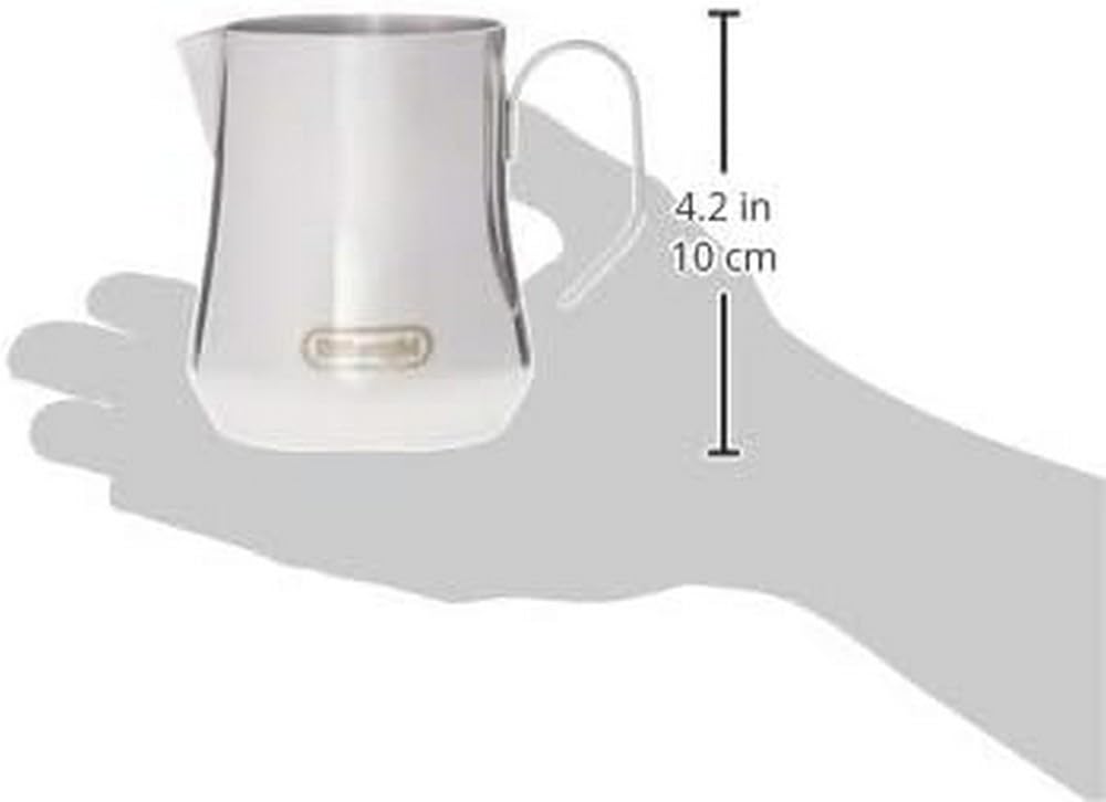 De'Longhi DLSC060 350ml capacity frothing jug ideal for latte art and textures.