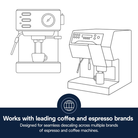 Eco-friendly packaging of De'Longhi EcoDecalk descaler, ideal for responsible home cleaning routines.