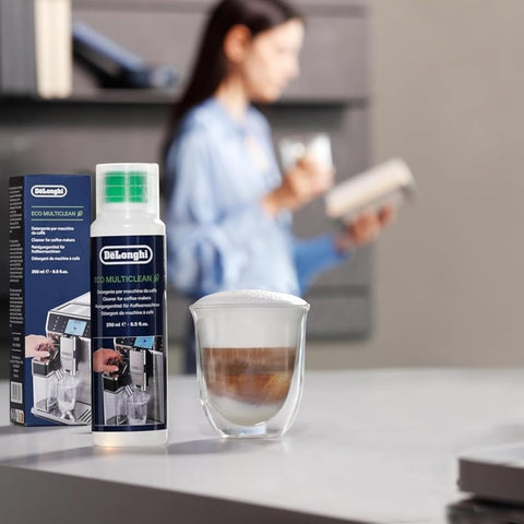 De'Longhi external parts cleaner for all coffee machines cleans removable surfaces.