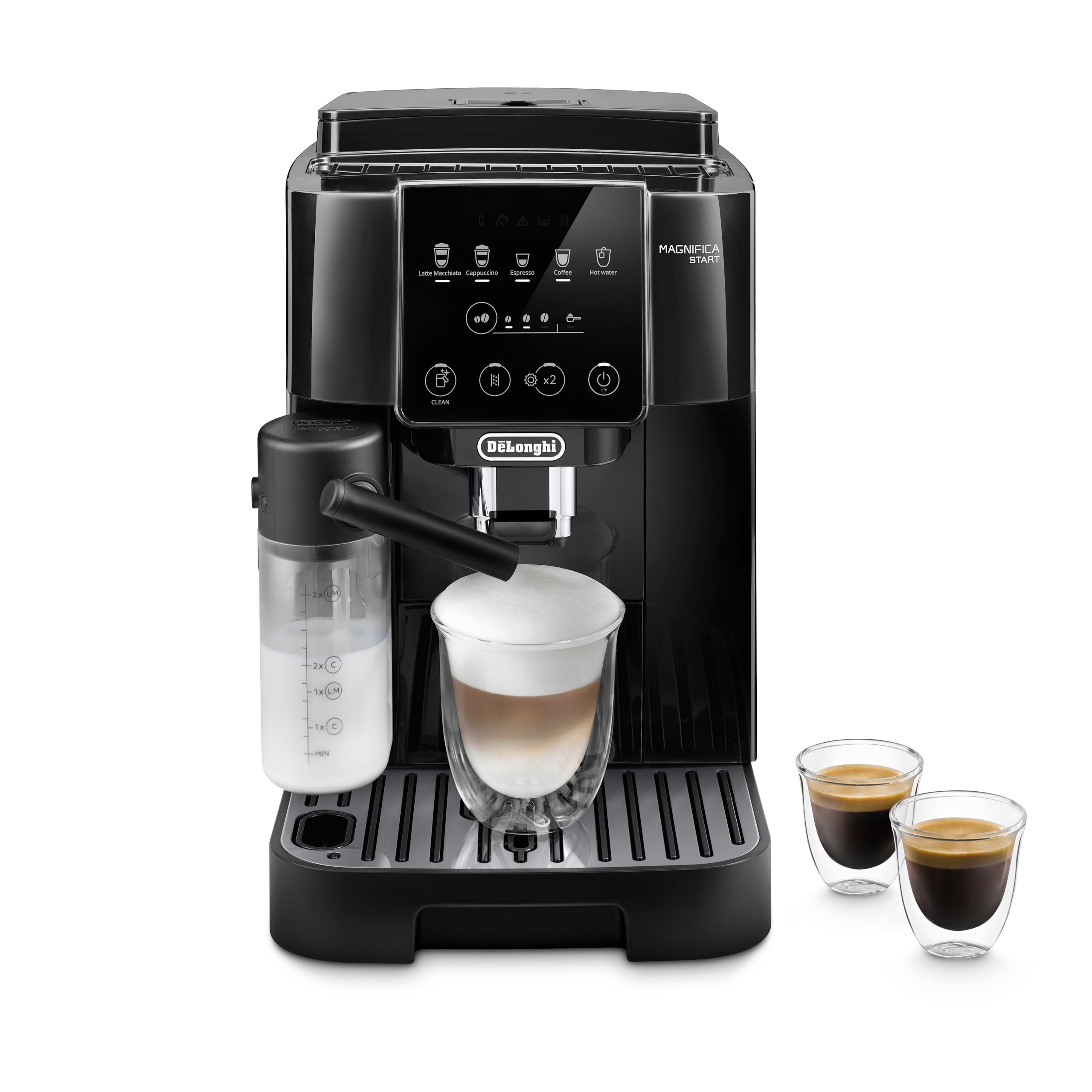 De'Longhi Magnifica Start front view for home espresso convenience every day.