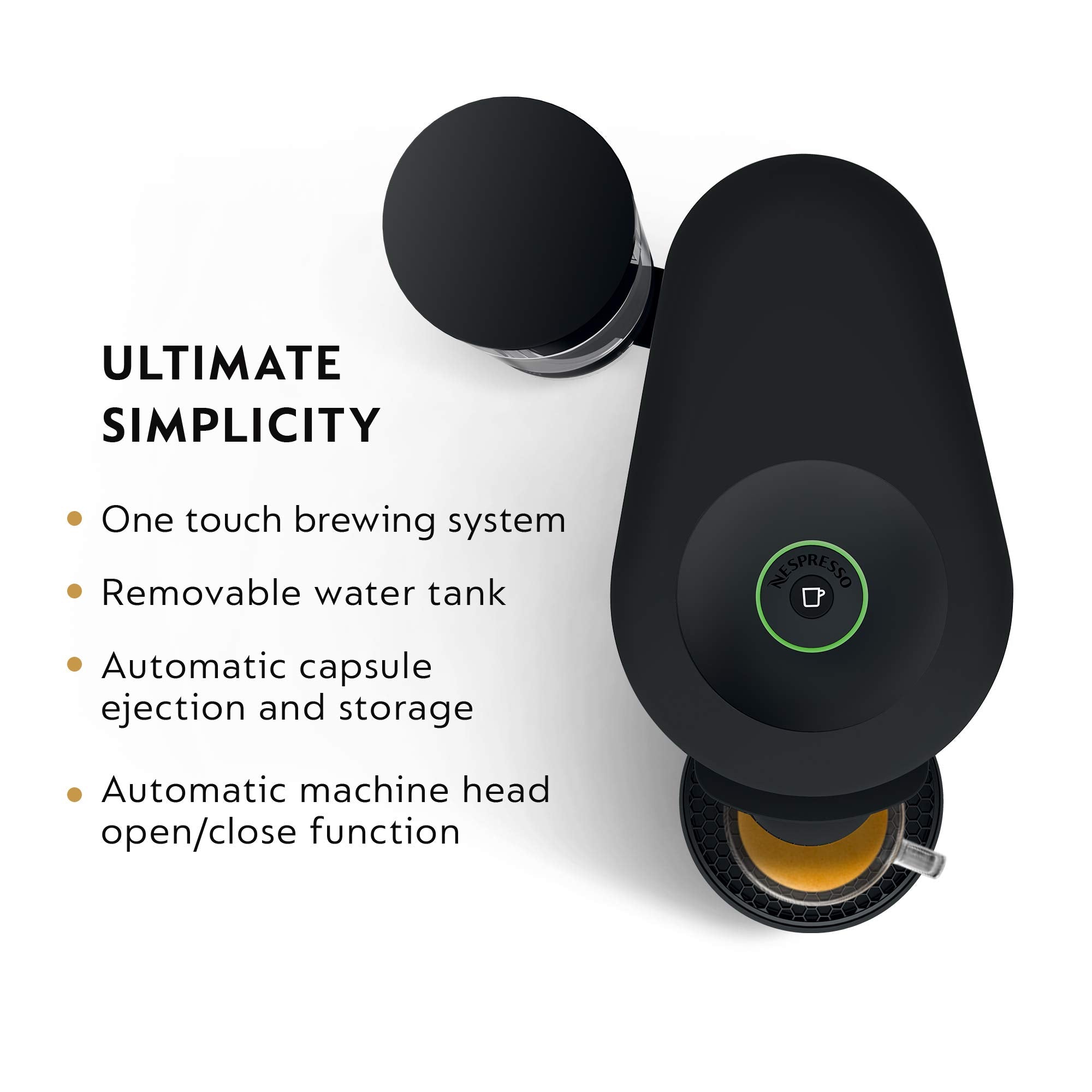 VertuoPlus Deluxe 60 oz water reservoir for longer sessions