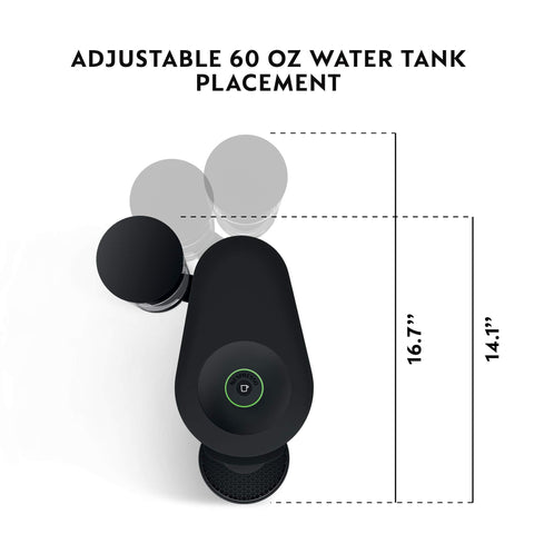 Nespresso VertuoPlus Deluxe touch panel for easy one-button brewing