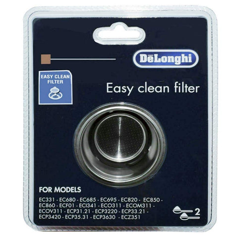 Delonghi sieve 5513281001 ensures proper filtration for consistent espresso.