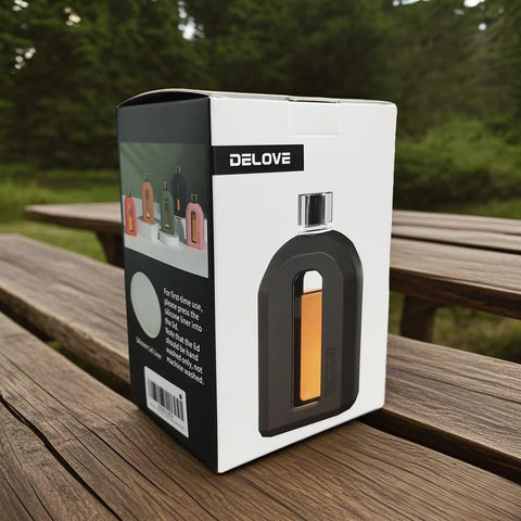 Delove wedding gift glass flask offers a stylish, practical keepsake for guests.