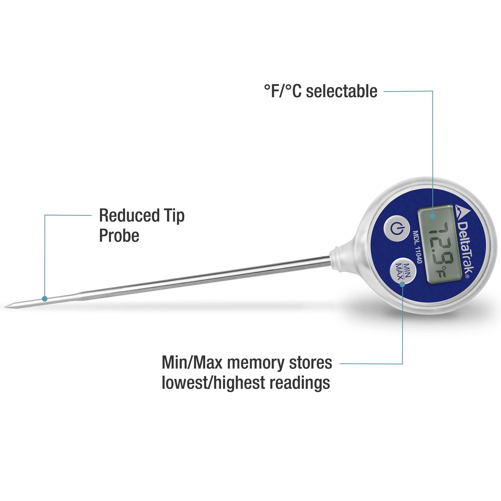DeltaTrak 11040 probe delivers precise meat temps for safe cooking