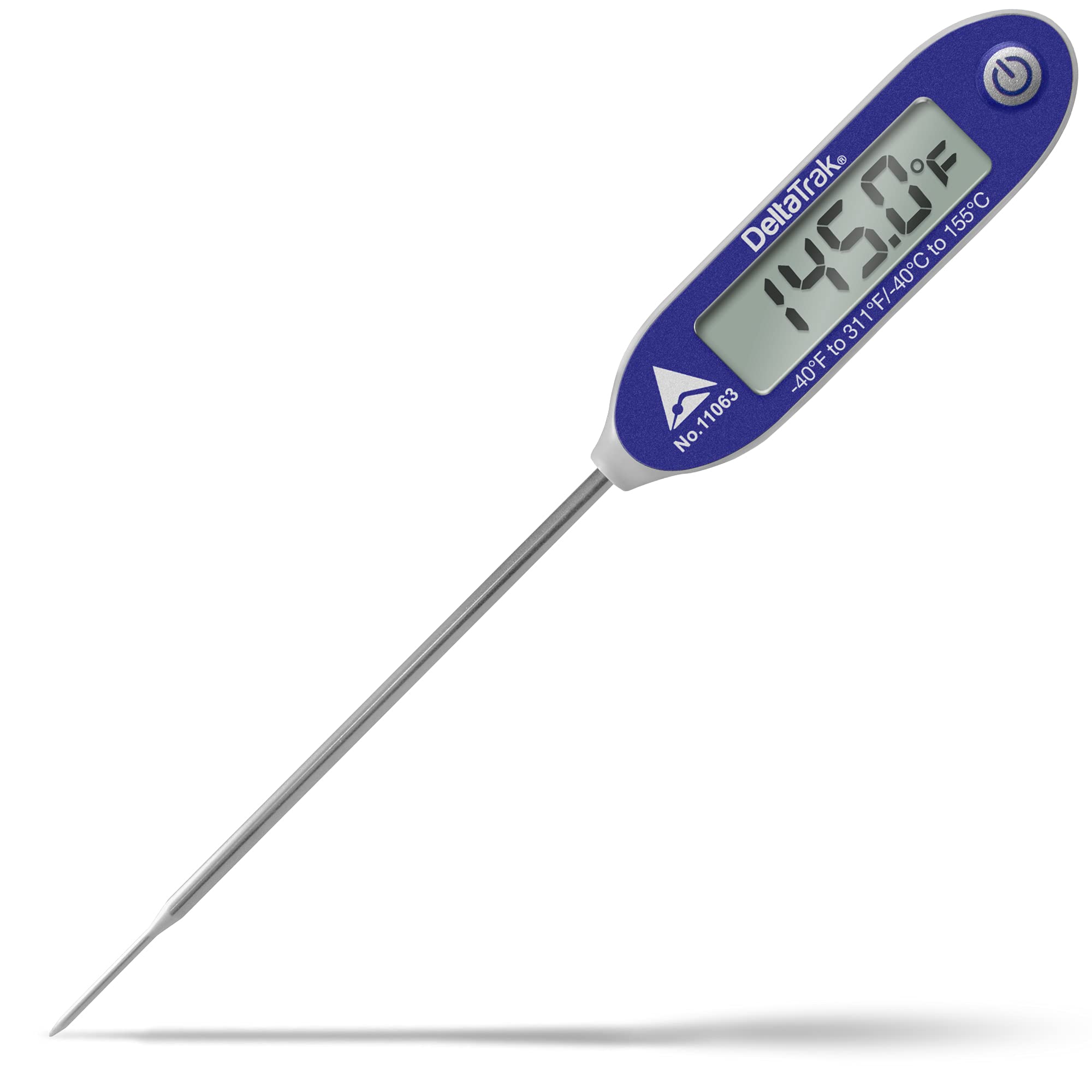 DeltaTrak NSF-certified thermometer with durable construction and warranty.