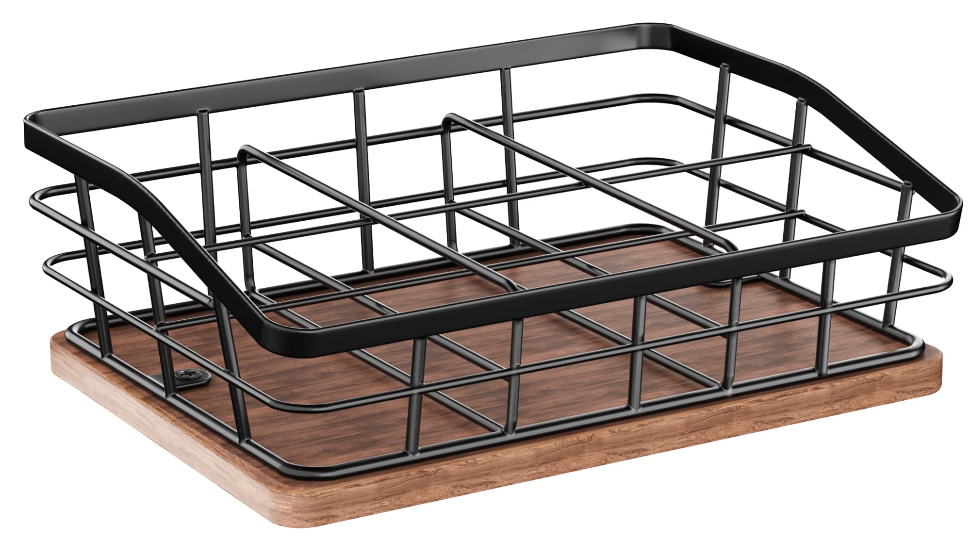 DEMEGA Tea Bag Organizer front view with six slots for tidy tea storage