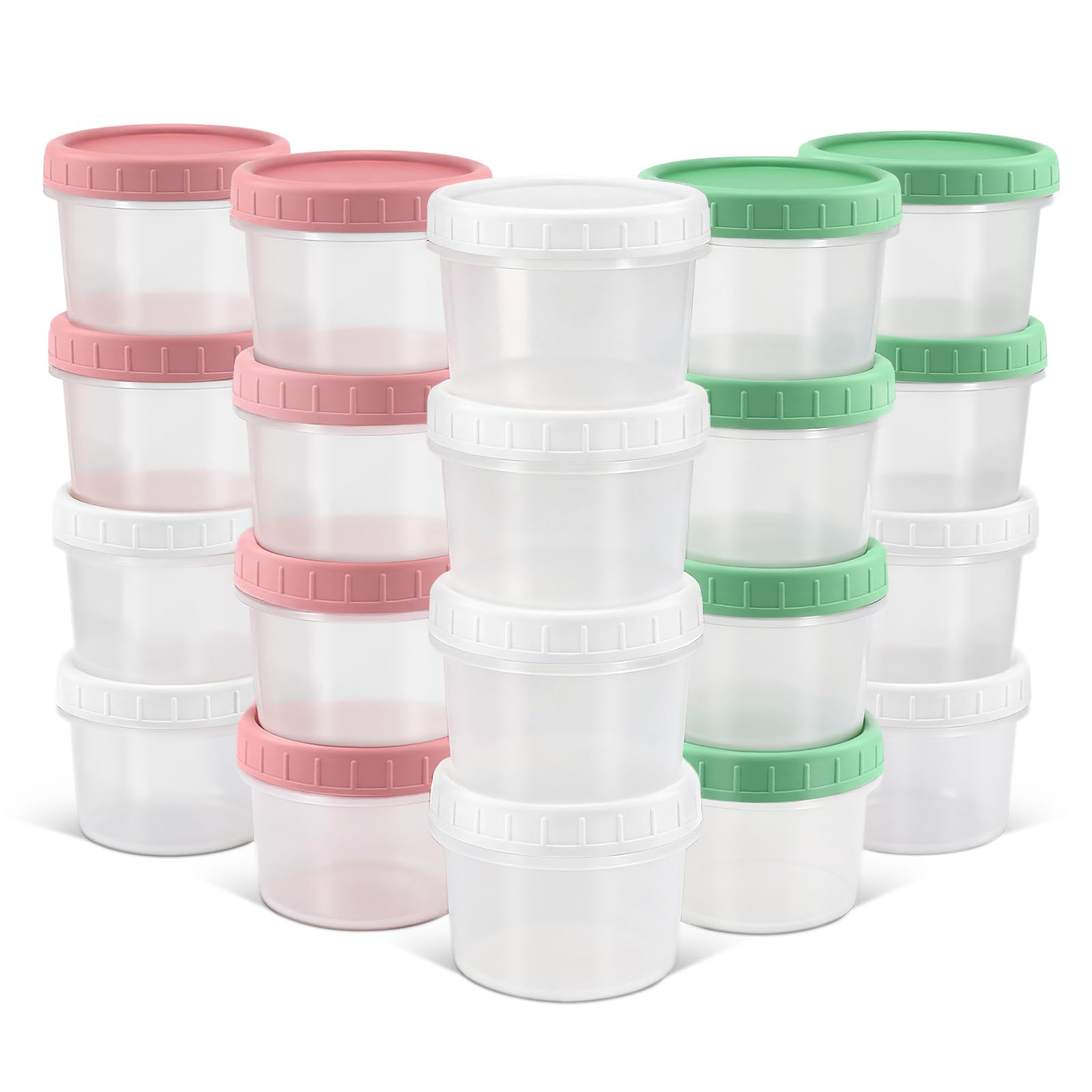 Demora 6oz small container with lid for pantry organization and portion control.