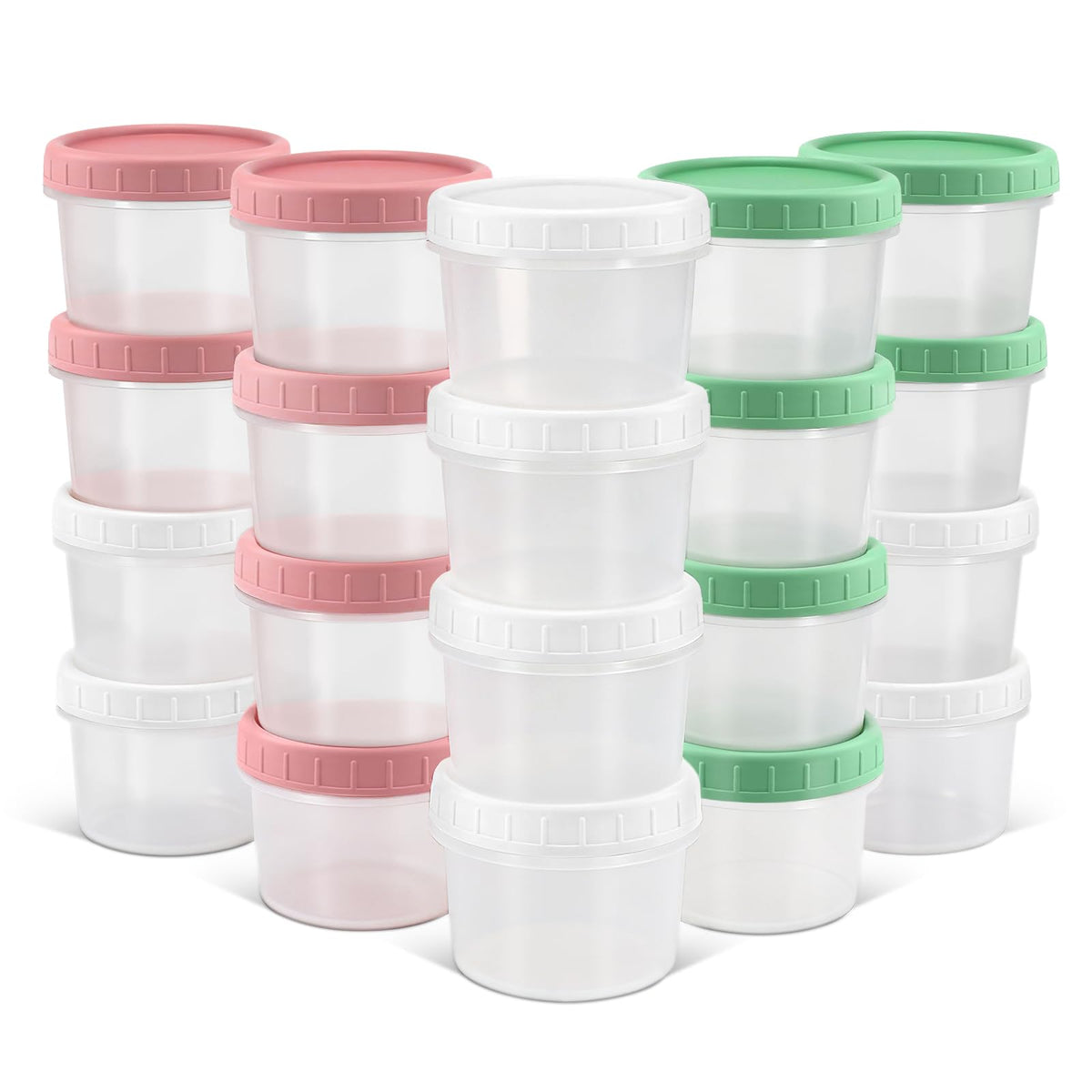 Demora 6oz small container with lid for pantry organization and portion control.