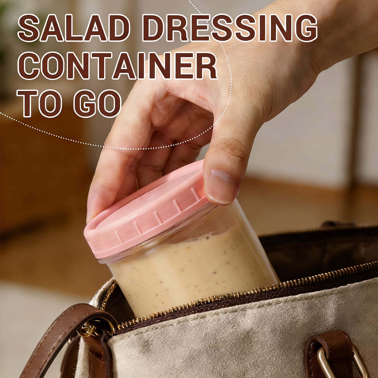 DEMORA freezer-safe design keeps yogurt and dips fresh without cracking.
