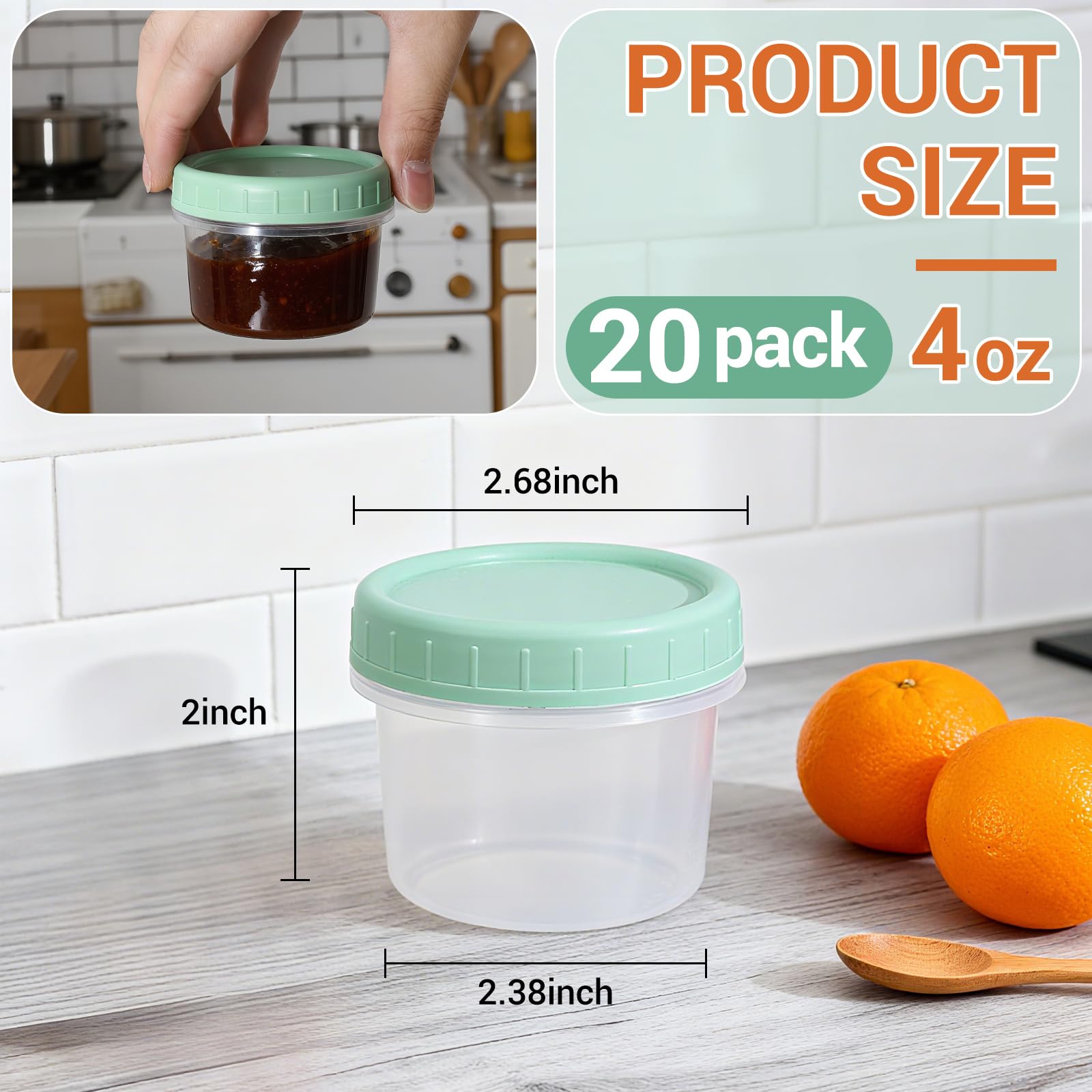 DEMORA travel-friendly containers fit in bags for organized kitchen on the move.