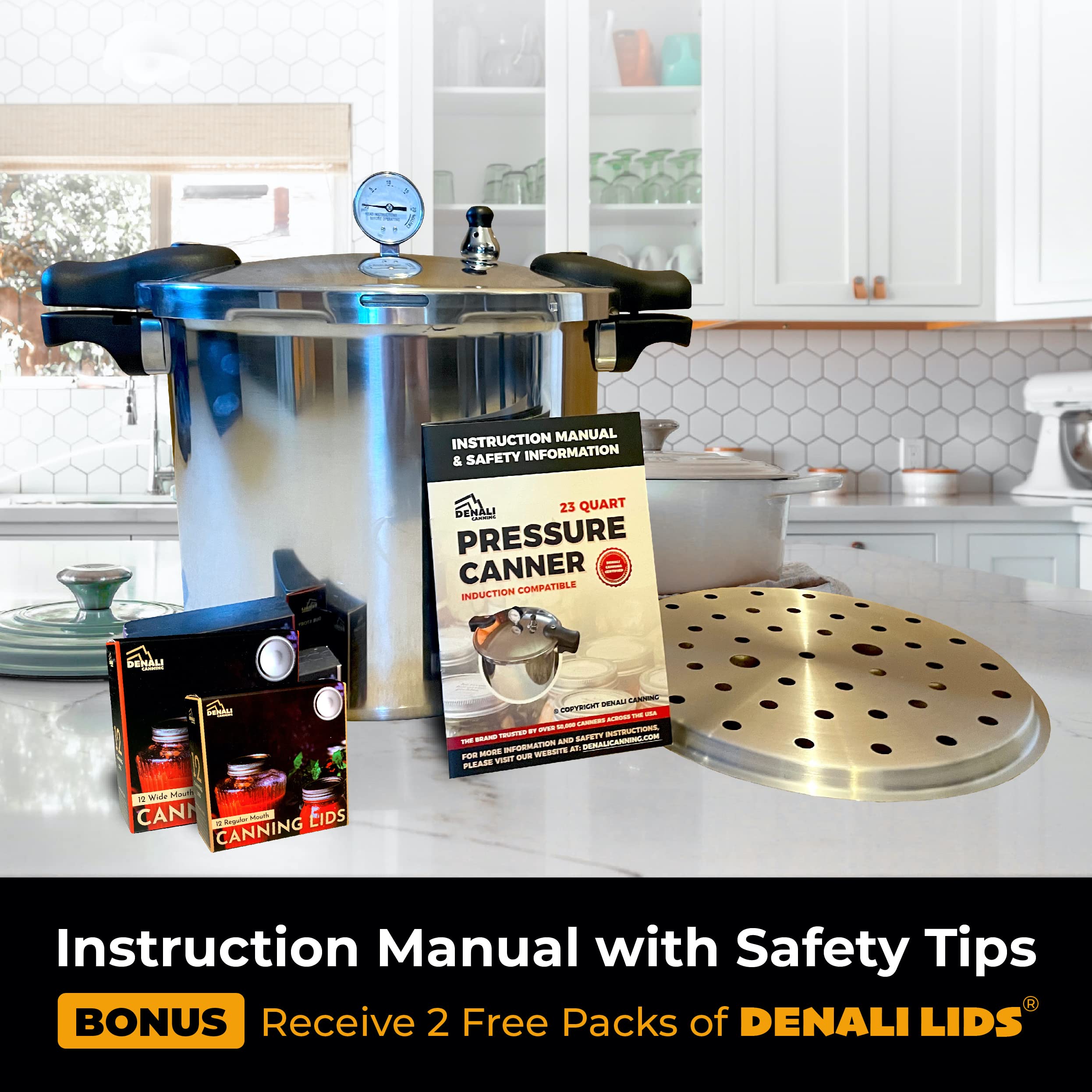 The Tanker 15-pound weight for adjustable pressure canning.