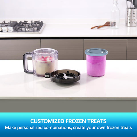 DENEBORE BPA-free materials offer safe, reusable storage for frozen desserts